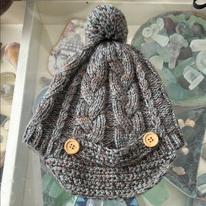 Smartwool Brown and Blue Knit Hat